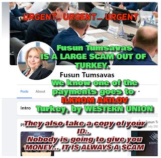 fusun tumsavas scam|Fusun Tumsavas IS A LARGE SCAM OUT OF TURKEY..